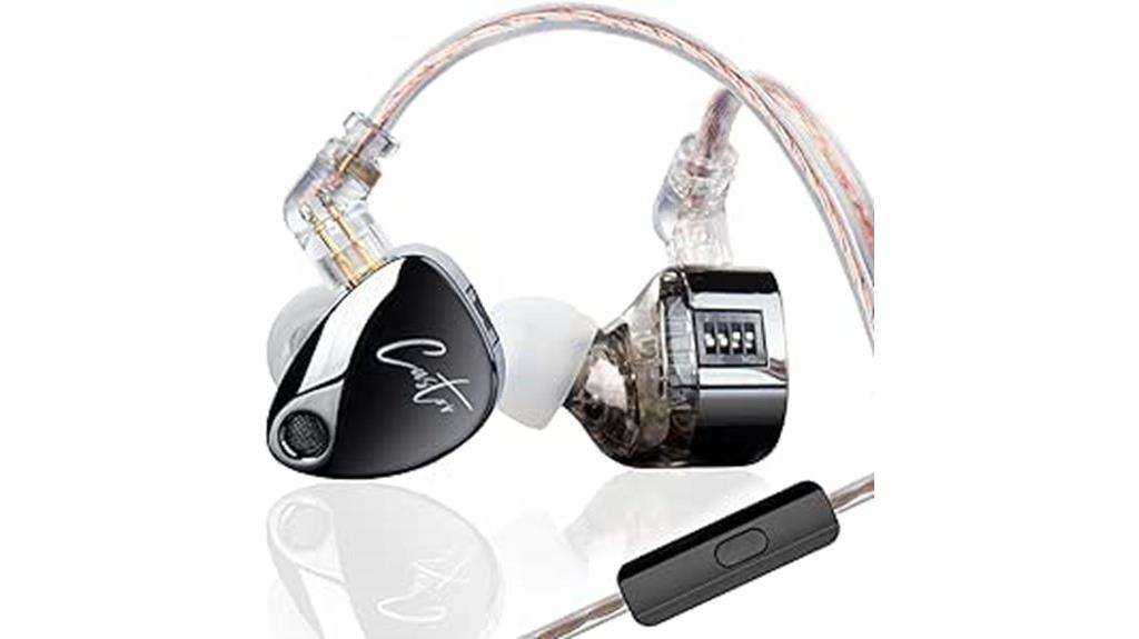 kz castor in ear headphones