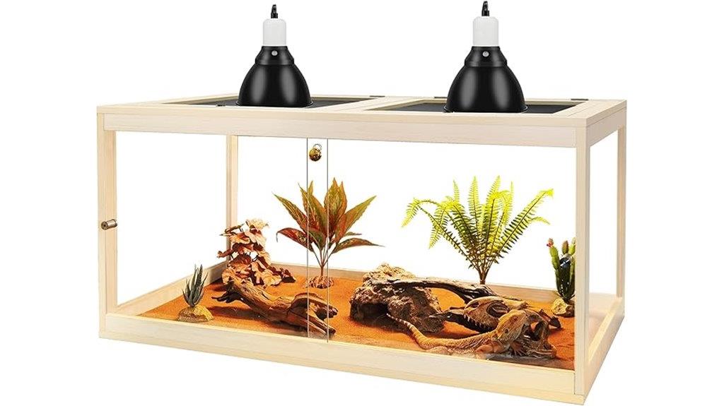 large 60 gallon reptile tank