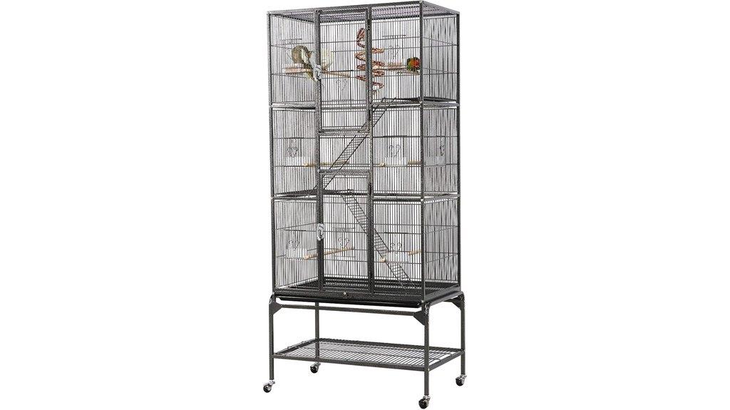 large bird cage dimensions