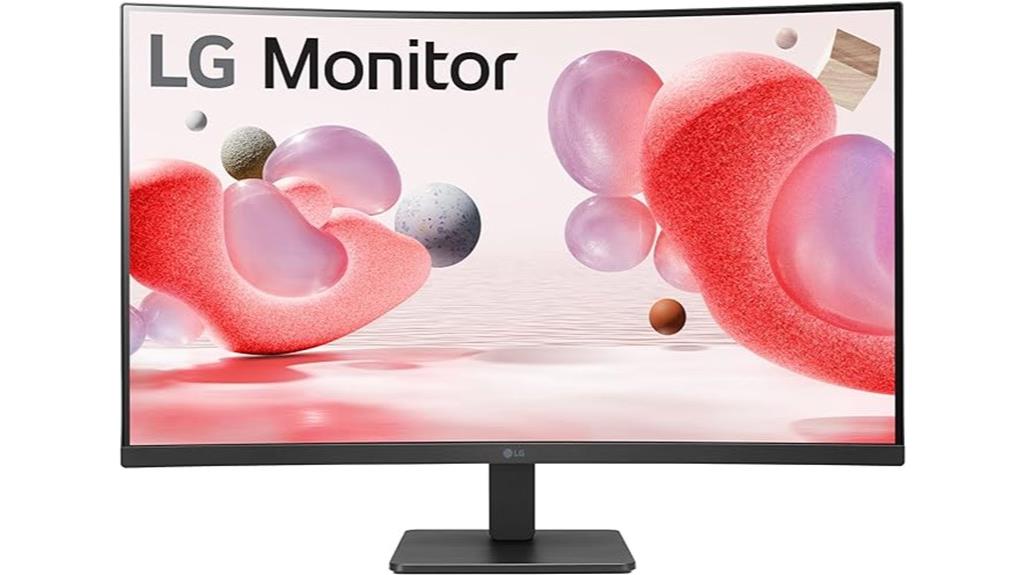 large curved display