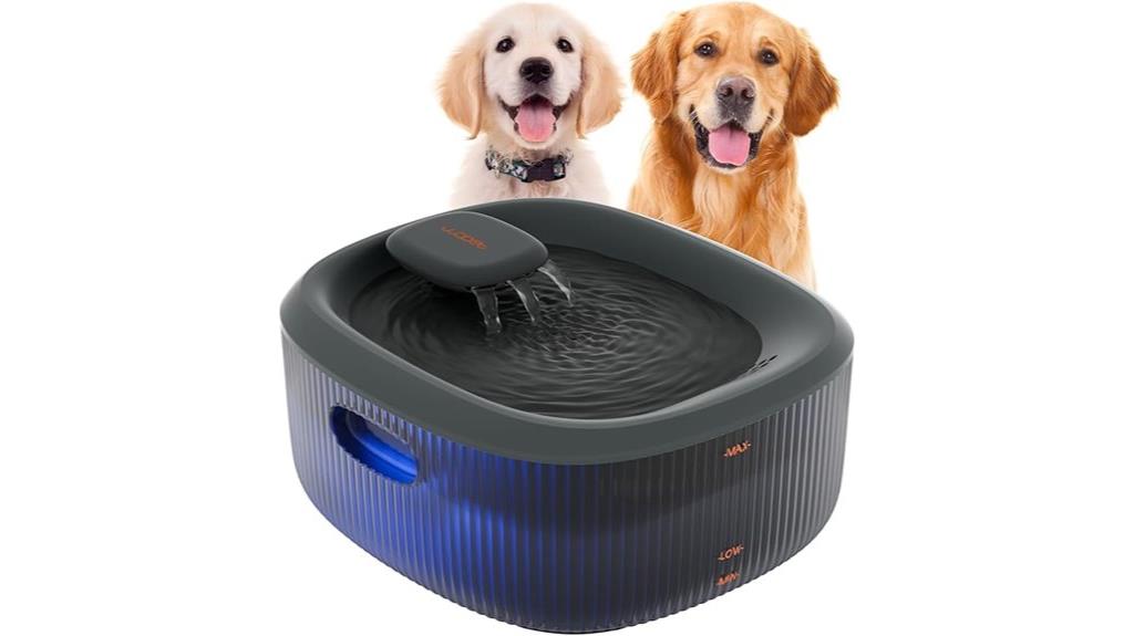 large dog water fountain