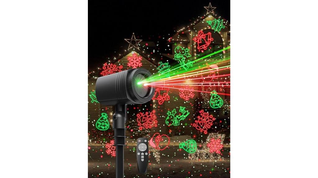 laser pattern christmas lights