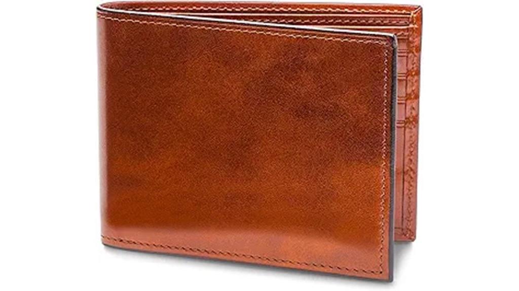 leather bifold wallet with id