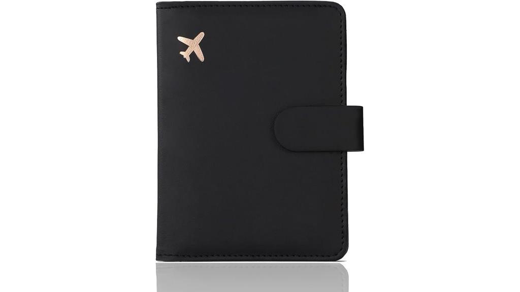 leather rfid passport wallet