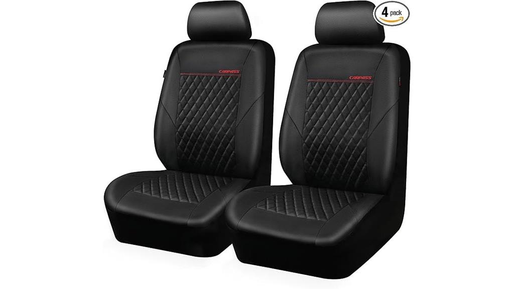 leather seat cover front