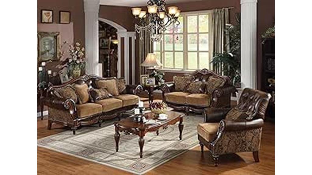 luxury 4 piece living set