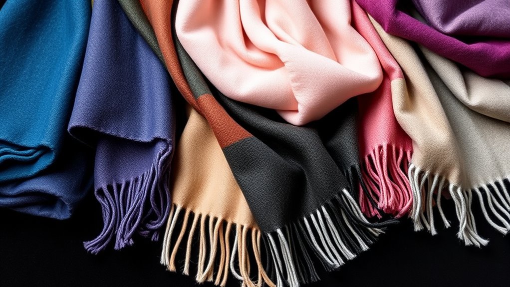 luxury cashmere scarf collections