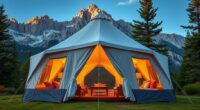 luxury durable camping tents