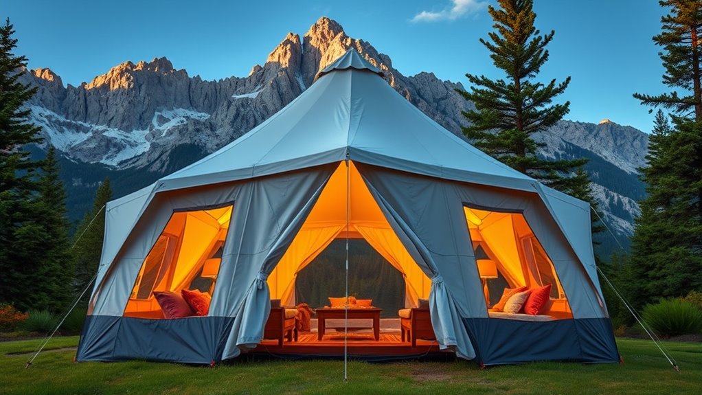 luxury durable camping tents