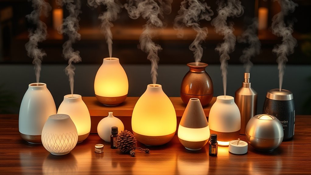 luxury essential oil diffuser collections