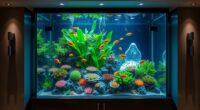 luxury home aquarium displays