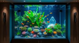 luxury home aquarium displays