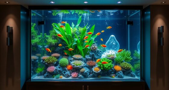 luxury home aquarium displays