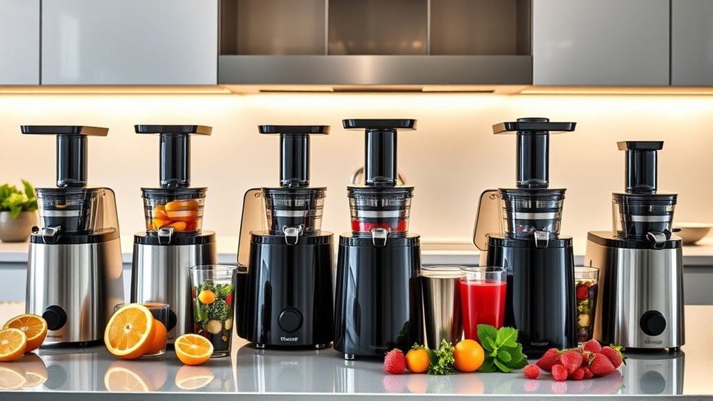 luxury juicer machine selection