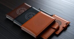 luxury leather passport sets