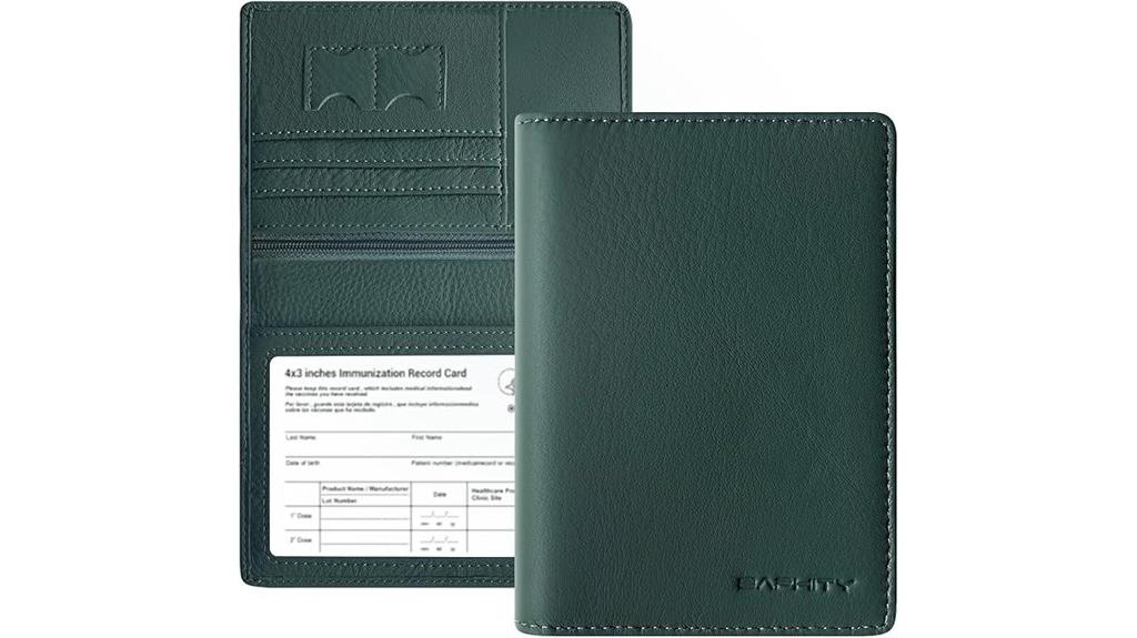 luxury leather travel organizer