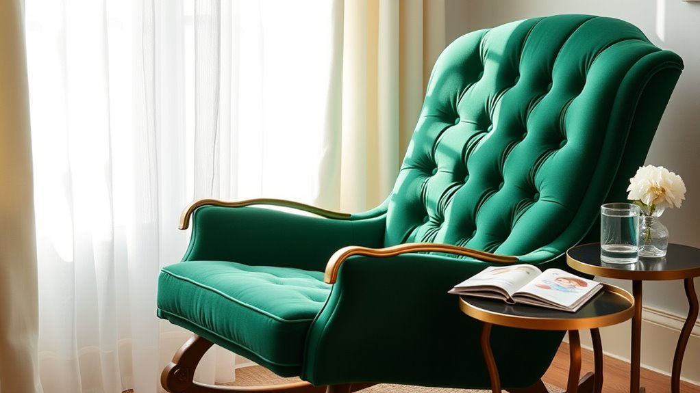 luxury nursery rocking chairs