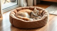 luxury orthopedic cat beds