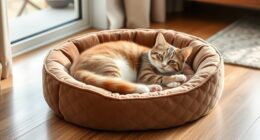 luxury orthopedic cat beds