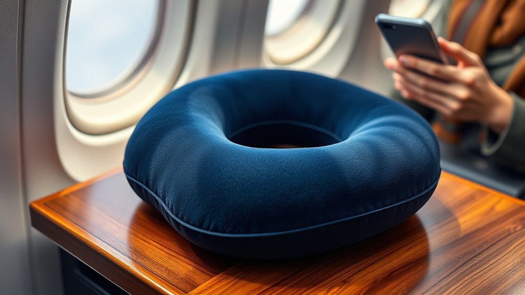 luxury travel neck pillows