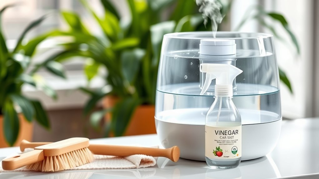 maintain clean dry humidifier