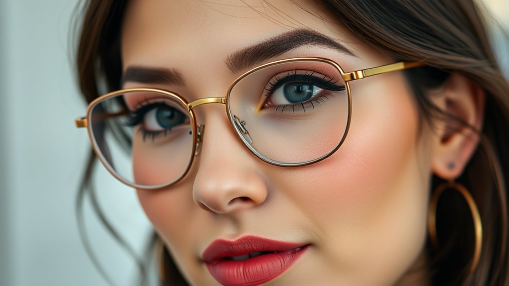 makeup tips for glasses
