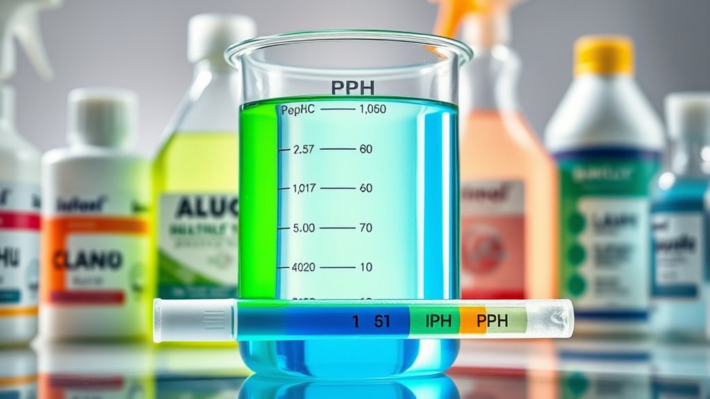 matching ph to cleaning tasks