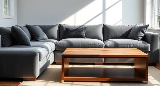 matching sofa and coffee table