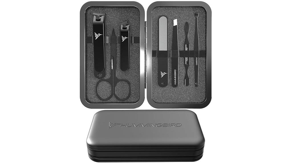 men s stainless steel grooming set