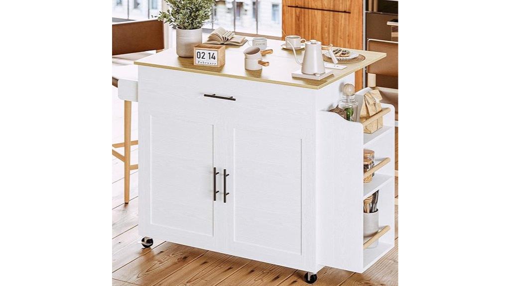 mobile iron kitchen island