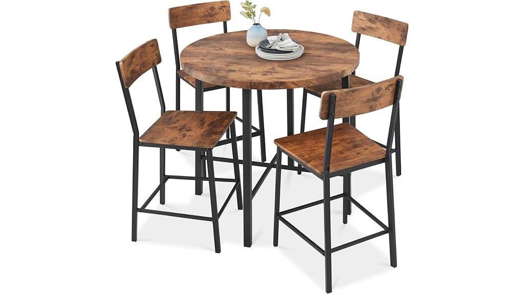 modern 5 piece dining set
