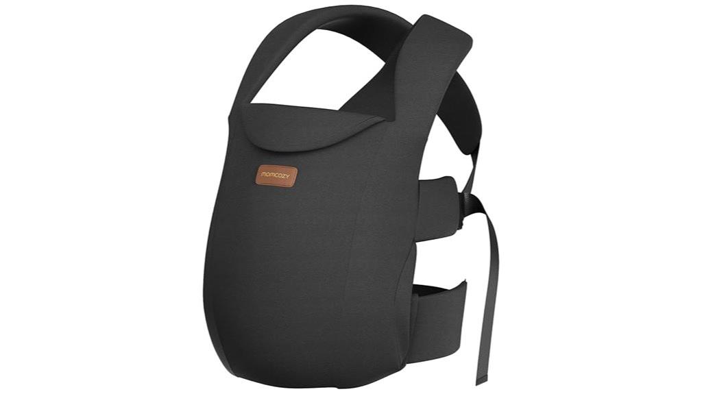 momcozy newborn carrier black