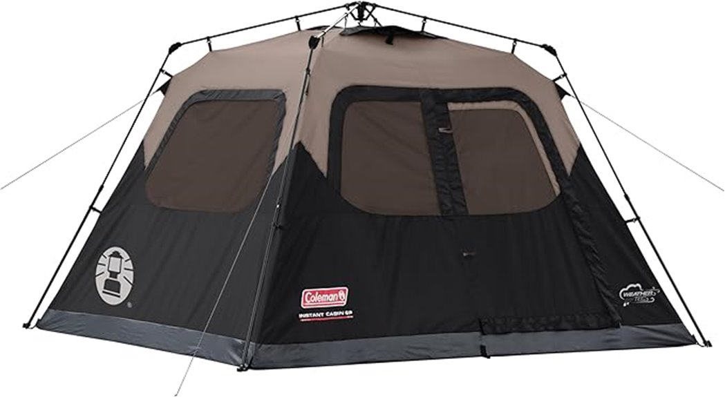 multi size coleman camping tent