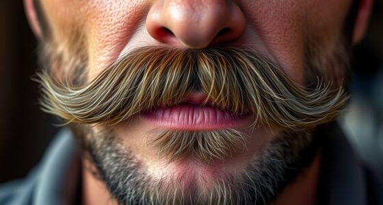 mustache grooming routines