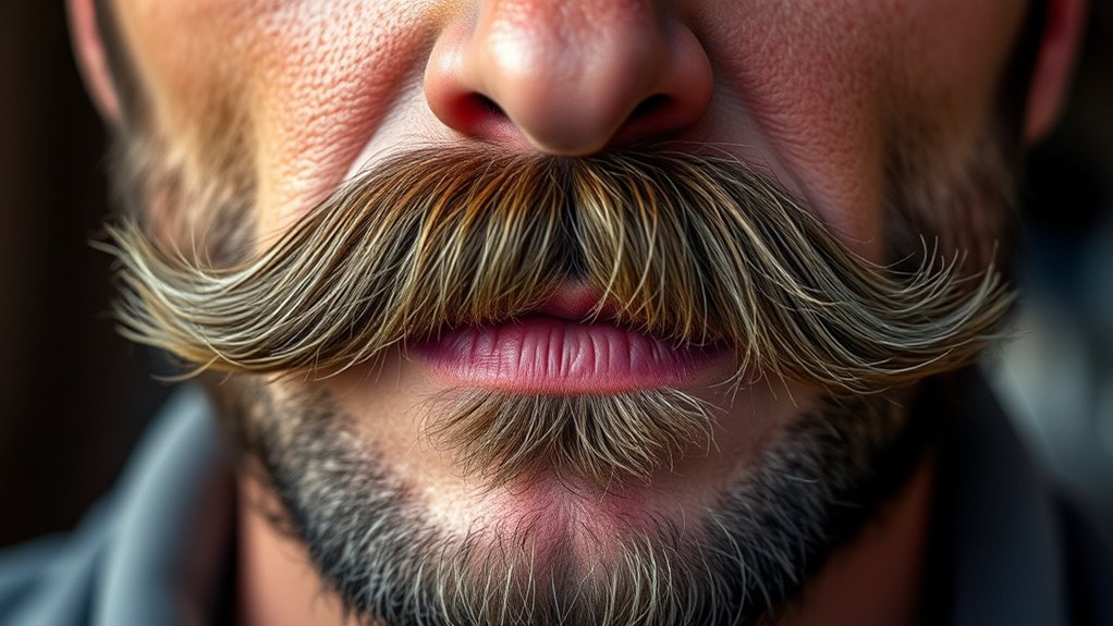mustache grooming routines