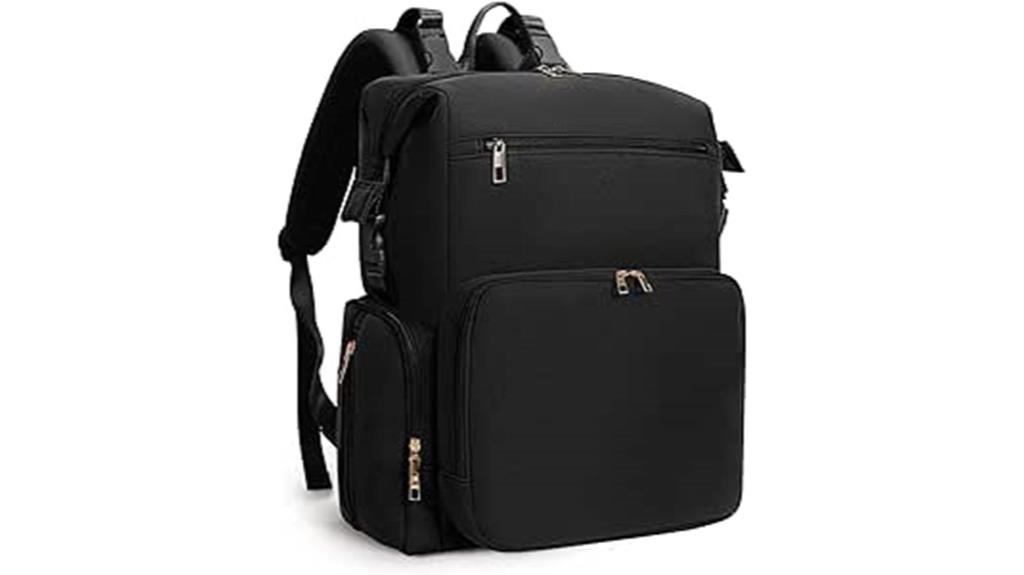 neoprene diaper backpack with pad