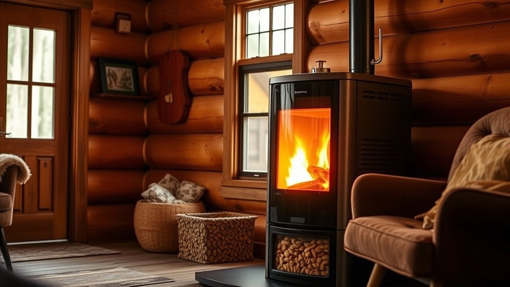 off grid pellet stove considerations