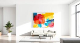 optimal art hanging height