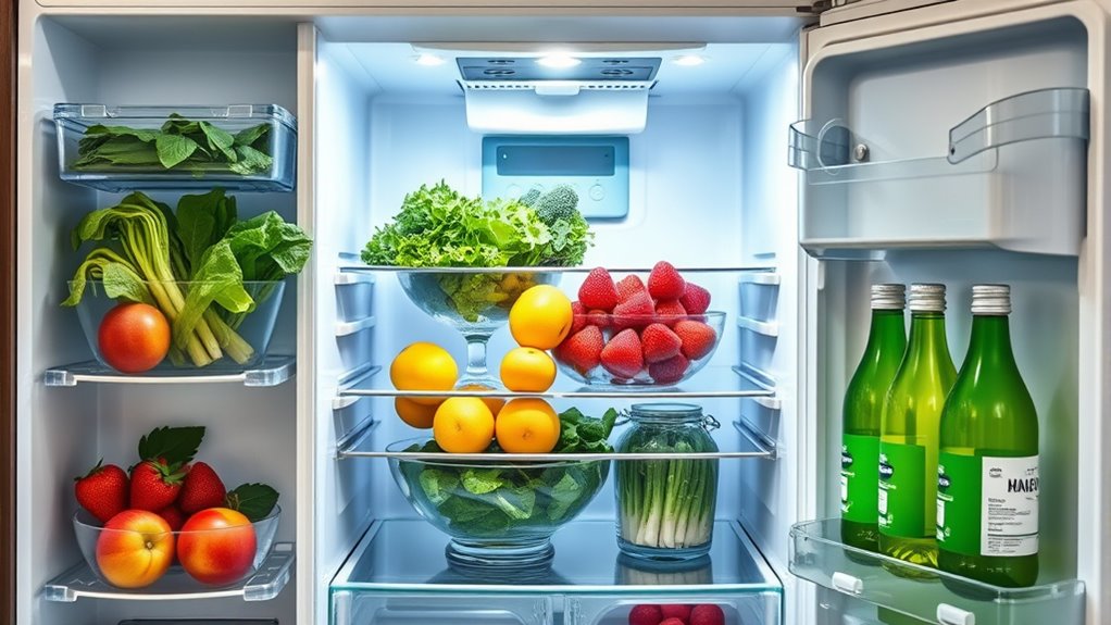 optimized food storage areas