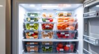 organize and label freezer