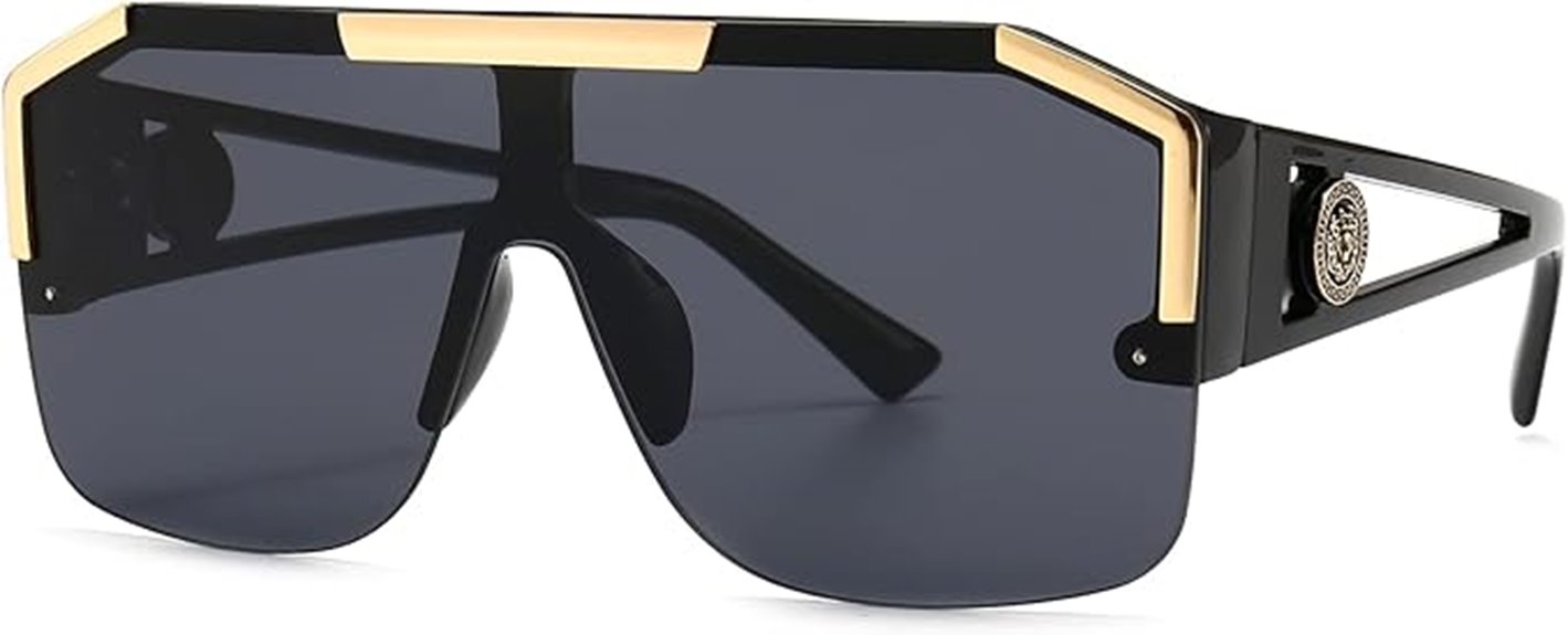 oversized square sunglasses