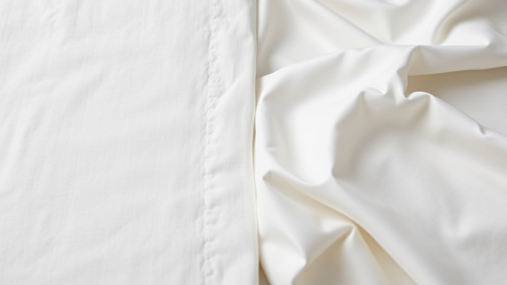 percale crispness sateen softness
