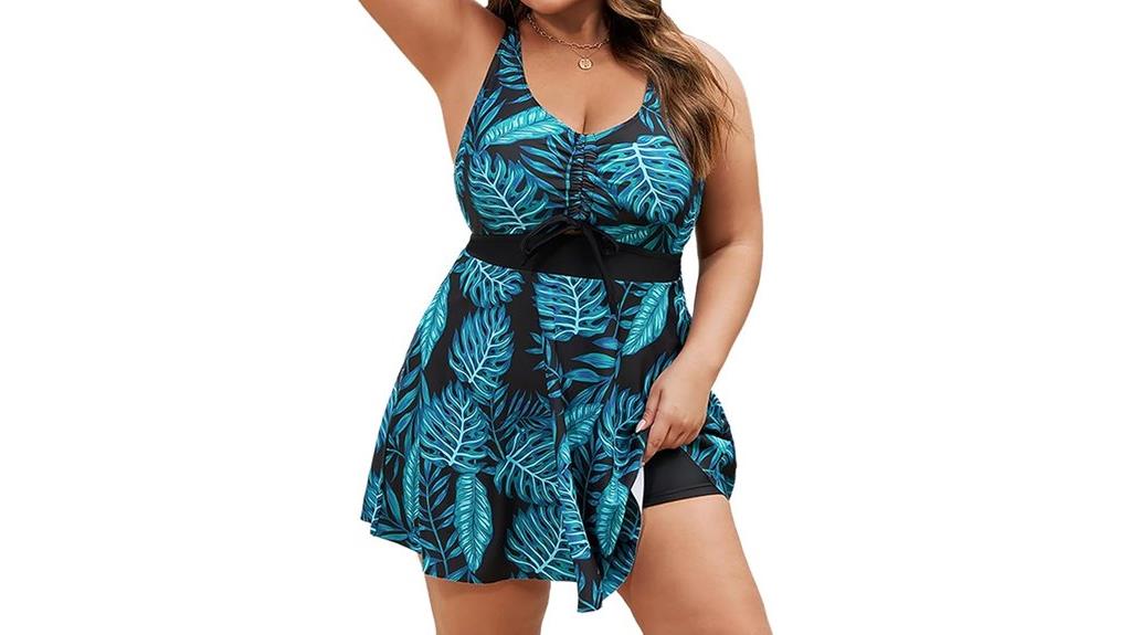 plus size swimdress style