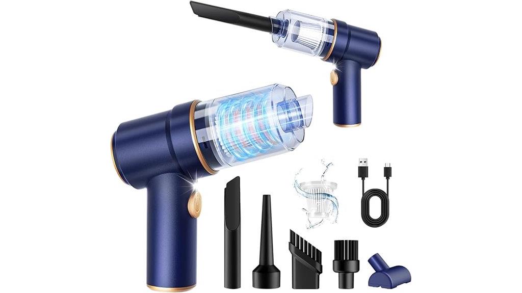 portable vacuum with led