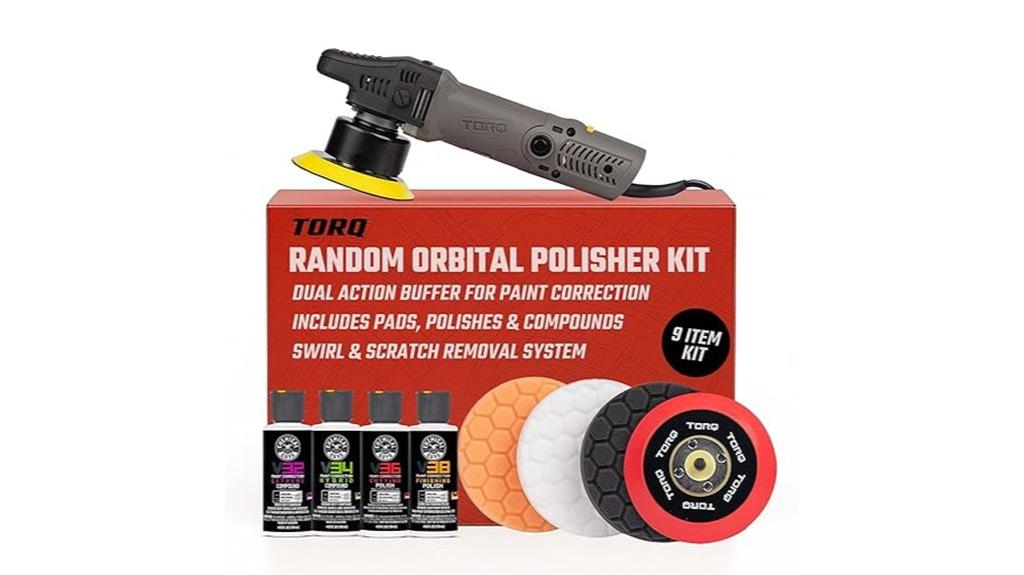 powerful 9 item polisher set
