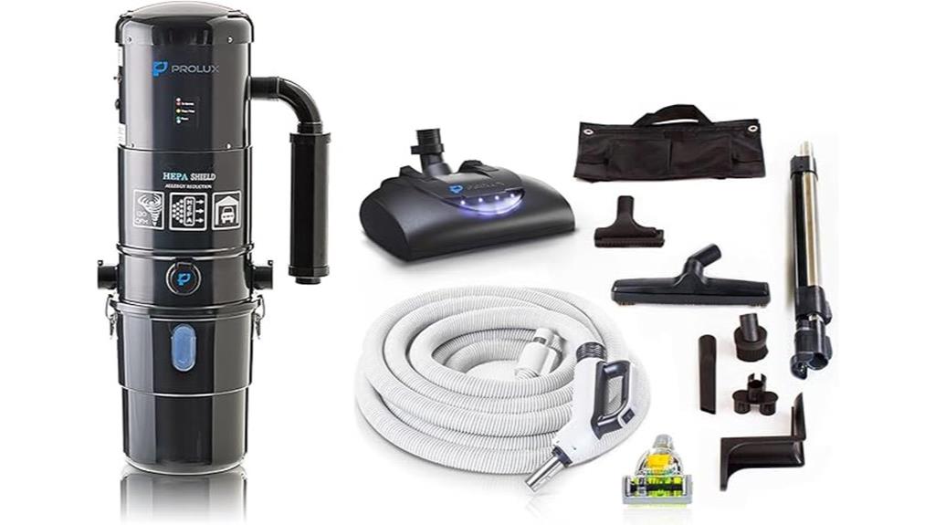 powerful central vacuum system