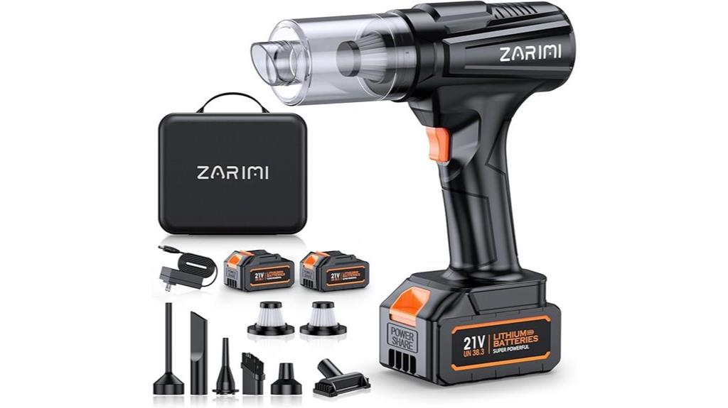 powerful rechargeable car vacuum