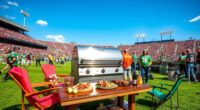 premium tailgating grill selection