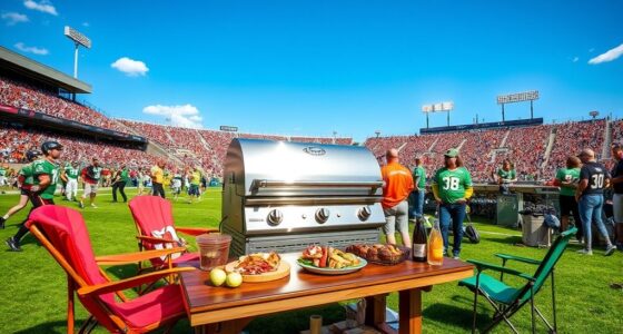 premium tailgating grill selection