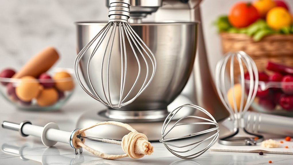 proper attachments for mixing